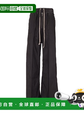 RICK OWENS 女士休闲裤 DS02E7327NP09 AW2025 黑色