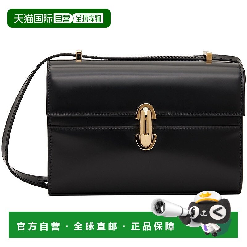 1h可退 潮奢 SAVETTE 女士 黑色 Symmetry 19 单肩包 H0041919