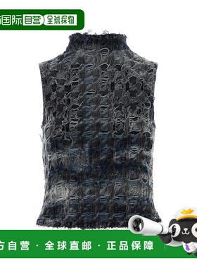 DIESEL 女士T恤 A214290CEBL02 AW2025 黑色 Multicolor denim to