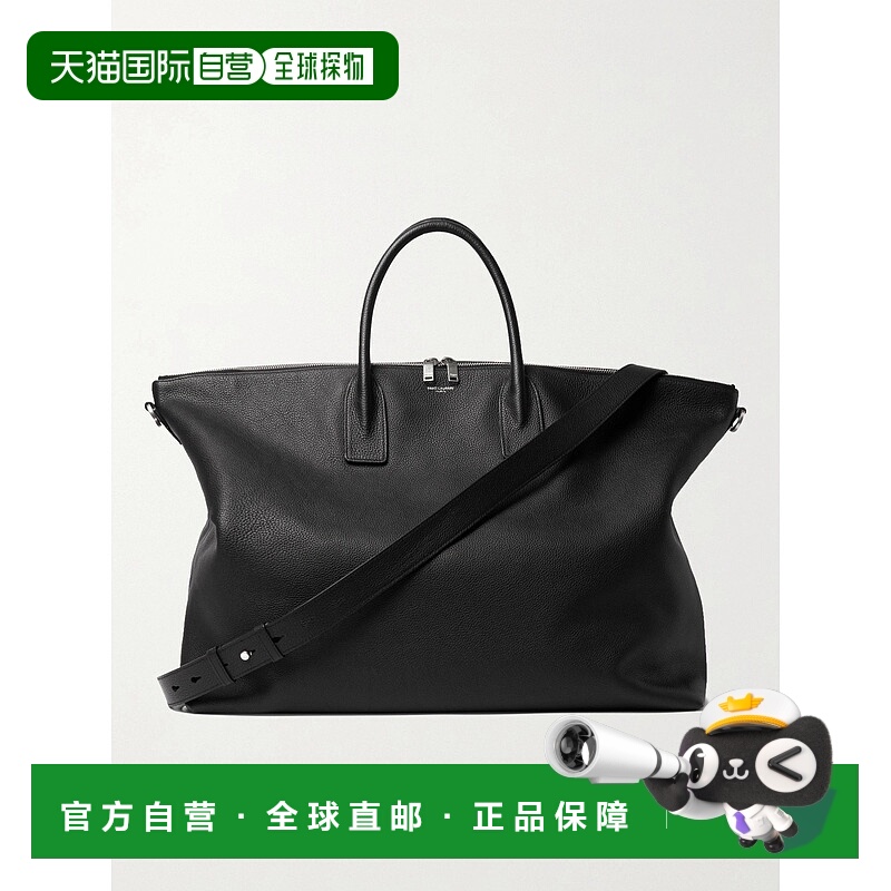 1h可退 潮奢 Saint Laurent 圣罗兰 男士 大号柔软粒面皮革保龄球