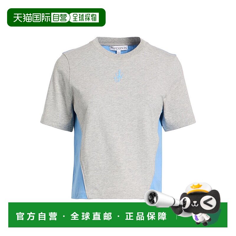 1h可退 潮奢 J.W. Anderson 女士 T恤 grey灰色 舒适时尚