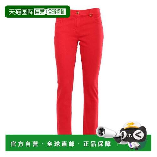 ELISABETTA FRANCHI 女士休闲裤直筒裤 SS2025 PJ85I51E2CG5