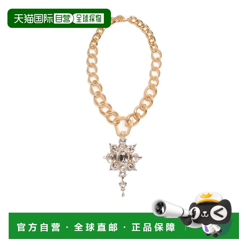1h可退 VALENTINO 女士项链 WJ0Y87YCWMH5 SS2025 金色 坠饰项链