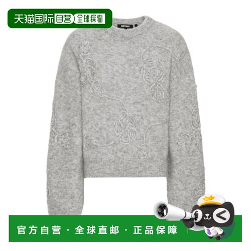 ROTATE 女士针织衫 1166061472 AW2026 灰色 3D花【付后1h可退】