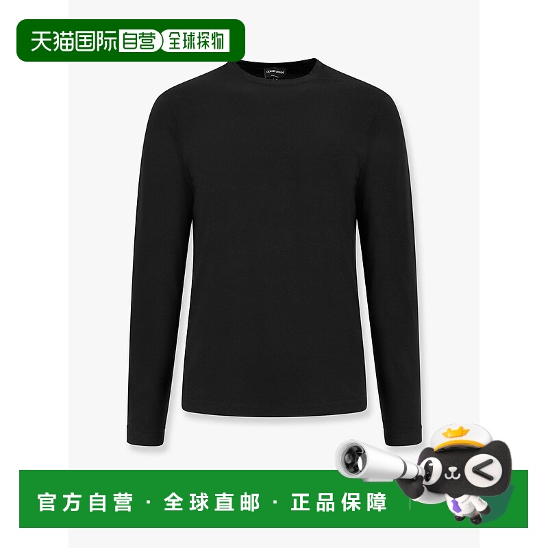 1h可退 潮奢 armani 阿玛尼 男士 圆领长袖T恤 3GST51SJP4Z