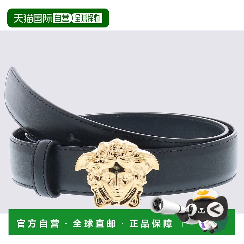 1h可退 VERSACE 女士腰带 DCDD442DVTFNKVO41 CO 黑色