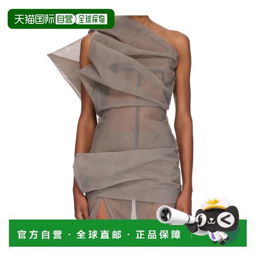 RICK OWENS 女士连衣裙 RO01F6153TU34 SS2026 灰色