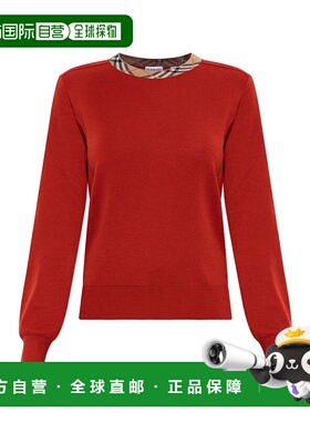BURBERRY 女士针织衫 8113796C3472CRIMSONRED AW2025
