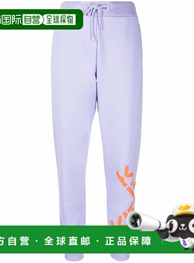 KENZO 女士休闲裤 FA62PA7224MS65 AW2023 紫色运动裤卫裤