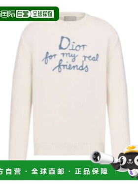 DIOR 男士针织衫 583M618A3003C085 CO 白色长袖