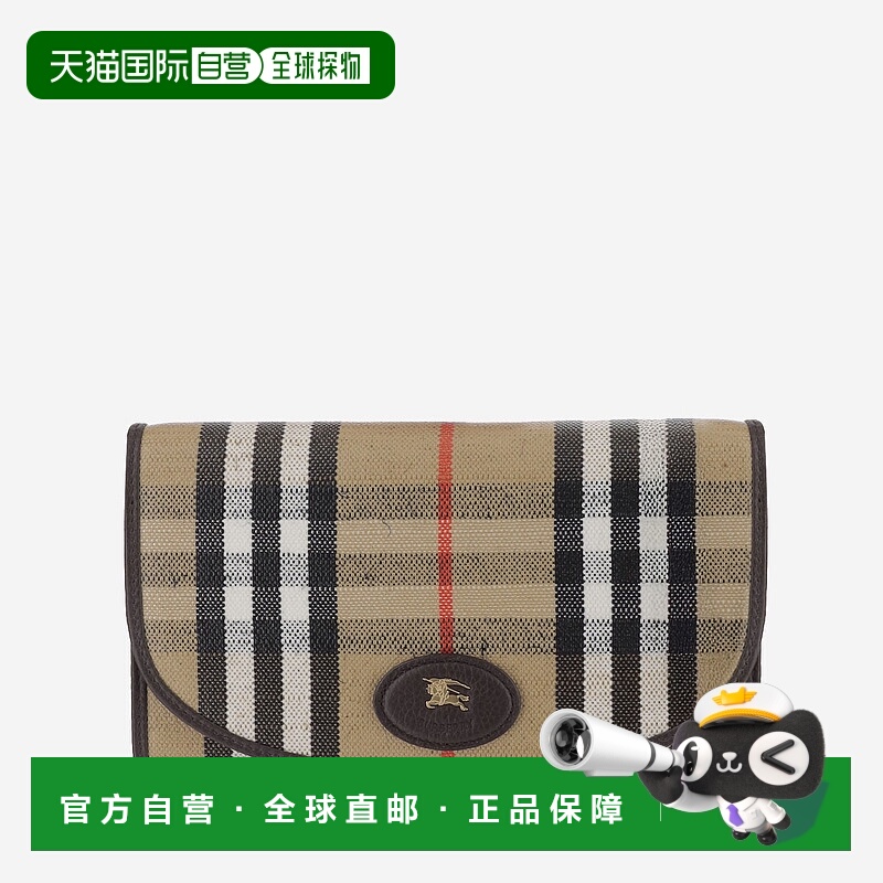 1h可退 BURBERRY 女士钱包 8112277SAND AW2025 红色 HIGHLANDS C