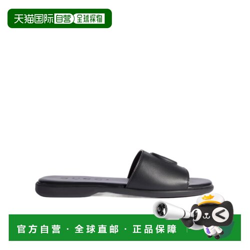 1h可退 GUCCI 女士拖鞋 874910AAGT41000 AW2026 黑色 SLIPPERS