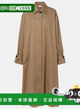 1h可退 潮奢 The Row 女士 Lolana 棉质华达呢大衣