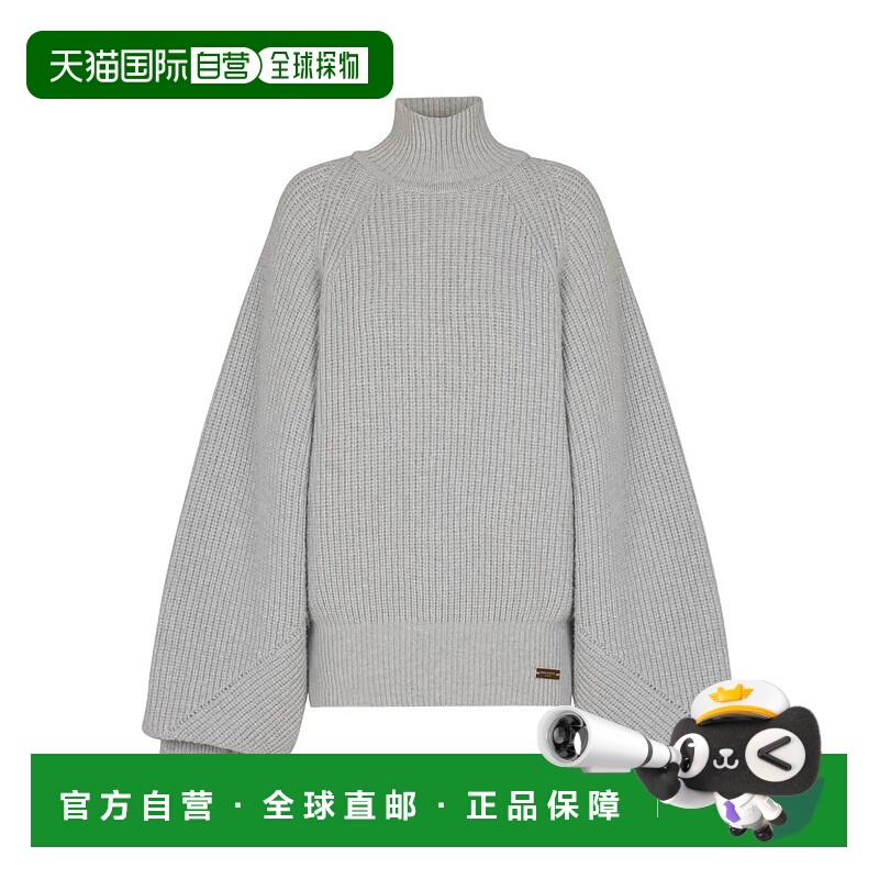 1h可退 BALMAIN 女士针织衫 FF0KG025KJ229UB AW2025 灰色 Balmai