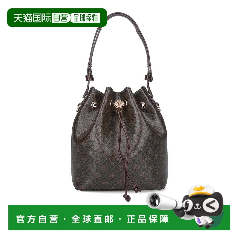 1h可退 TORY BURCH 女士斜挎包 168805200 AW2025 棕色 T Monogra