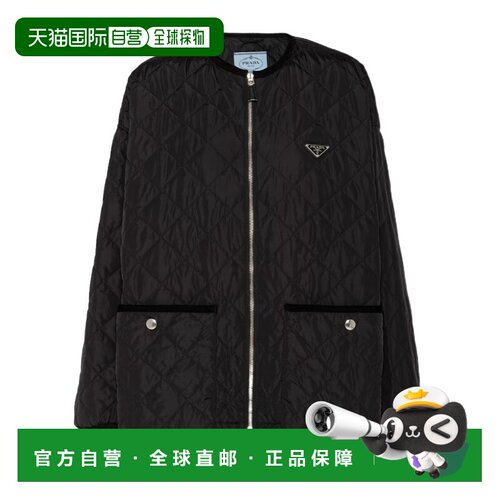 PRADA 女士夹克 2921671WQ9SOOOF0002 CO 黑色 绗缝夹克
