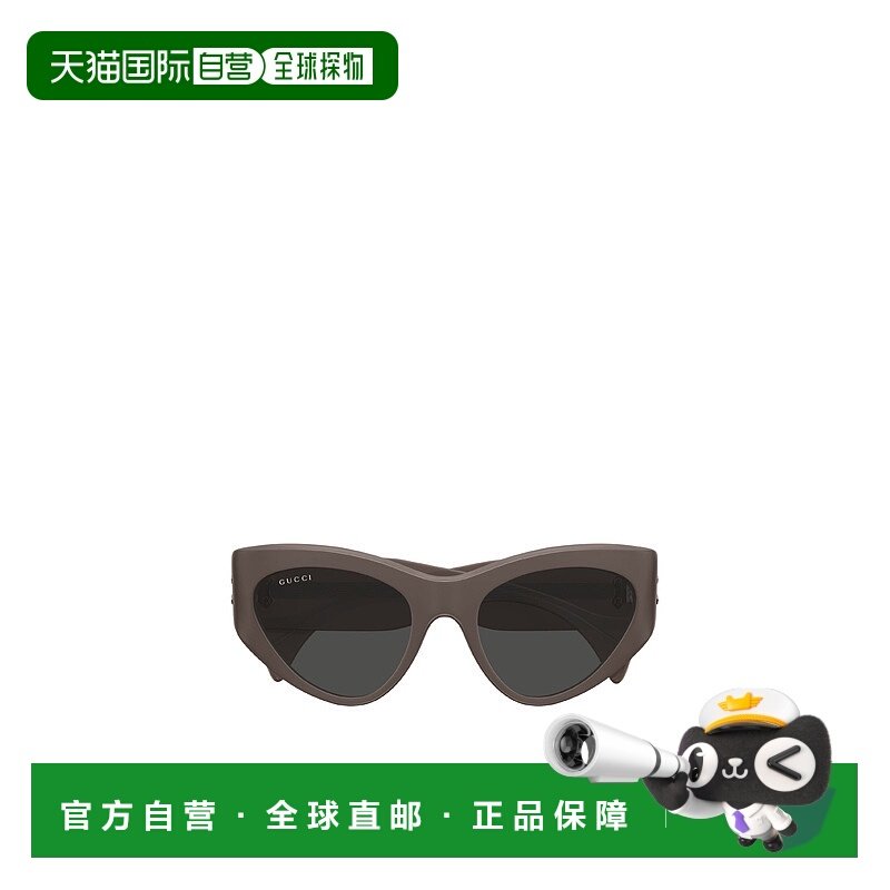 GUCCI 女士眼镜 GG1704S004 AW2024 黑色 猫眼全框太阳镜