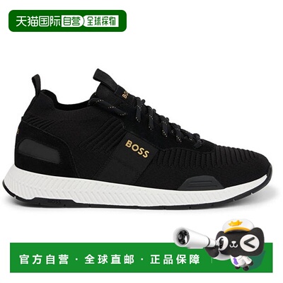 1h可退 潮奢 BOSS 波士 男士 Trainers, Comfortable 钛合金针织