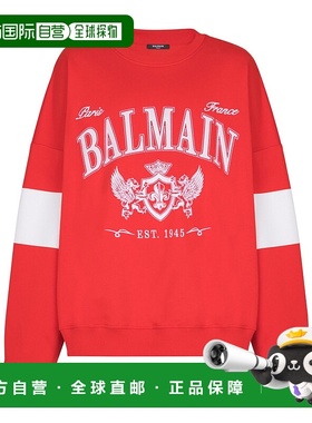 BALMAIN 男士针织衫 FH0JS191GF27MIQ AW2025 红色 Sweatshirt wi