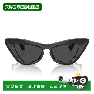 黑色 BURBERRY SS2024 BE4421U411287 徽标太阳镜 女士太阳镜
