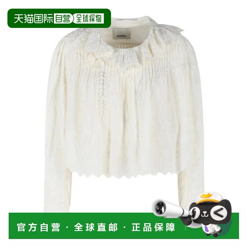 ISABEL MARANT 女士衬衫 HT0808FAD1J03I20WH SS2【付后1h可退】