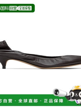 1h可退 潮奢 The Row 女士 棕色 Liisa Kitten 中跟鞋 F1542SL1