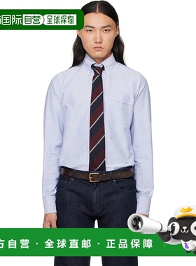 1h可退 潮奢 Drake's 男士 蓝色纽扣衬衫 DR2A4A2184303