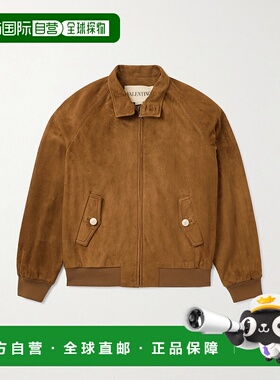 1h可退 潮奢 valentino 华伦天奴 男士 绒面革夹克 7V3NAAM5B22