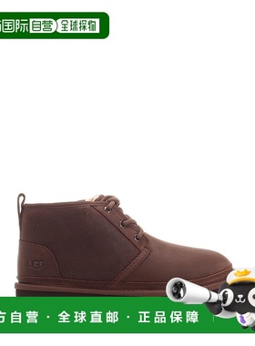 UGG 男士休闲鞋 1163110BCDR AW2024 深棕色 徽标踝靴