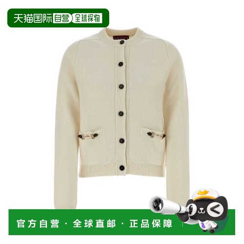 GUCCI 女士针织衫 851977XKEVK9051 SS2026 白色 Ivory wool blen