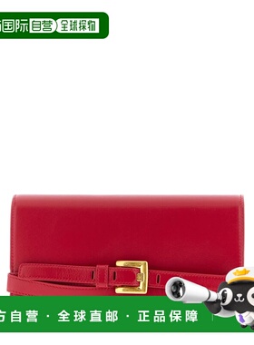 BALMAIN 女士钱包 GN1ON259LMTE4CJ AW2025 红色 Wallet on a cha