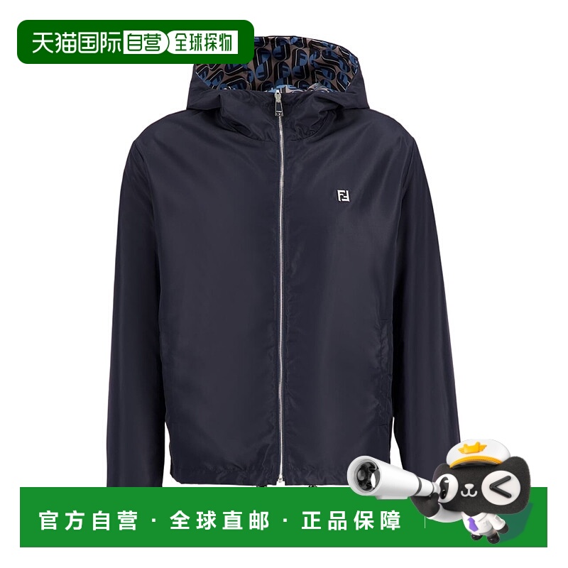 FENDI 男士外套 FAA615AVIEF0QG0 AW2025 黑色 Midnight blue pol