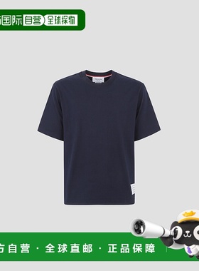 THOM BROWNE 男士T恤 MJS288A00042415 AW2025 蓝色