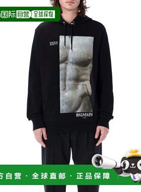 BALMAIN 男士针织毛衣 AH0JT047GC87EGP AW2023 黑色