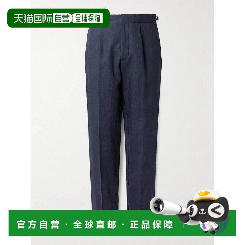 1h可退 潮奢 Orlebar Brown 男士 Carsyn 锥形亚麻裤子 280102NIG
