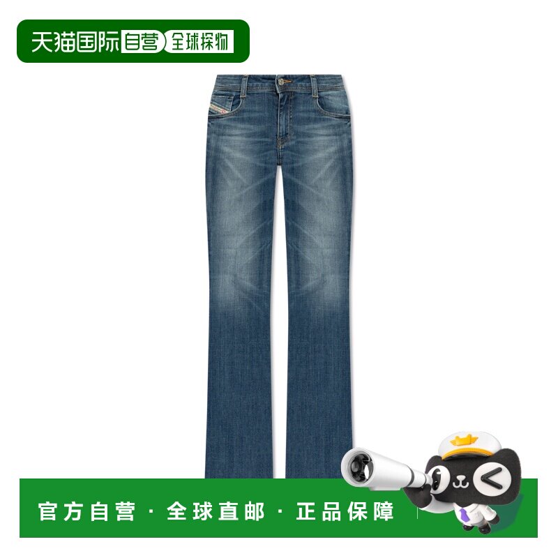 DIESEL 女士牛仔裤 1969DEBBEYA1100309J3301 CO 蓝色喇叭裤