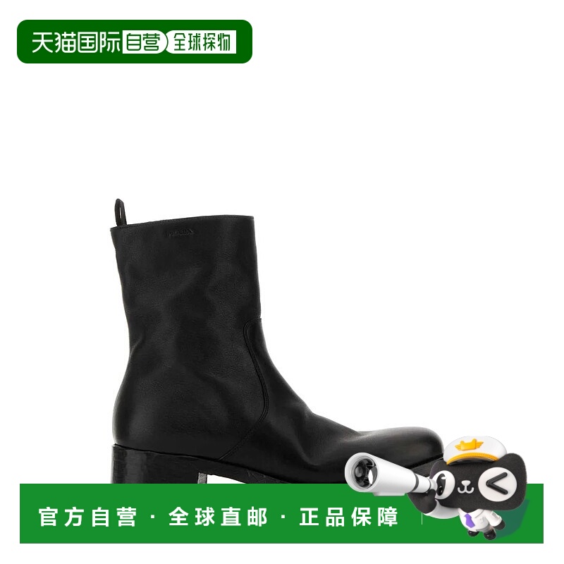 1h可退 PRADA 男士靴子 2UA006FX000V69F0002 SS2026 黑色