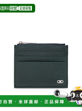 SALVATORE FERRAGAMO 男士卡包钱包 661668MICROGANCIO785321MOSS