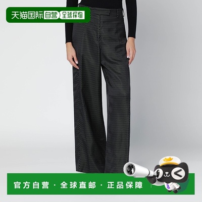 1h可退 潮奢 Dries Van Noten 德赖斯 范诺顿 女士 黑色提花裤子