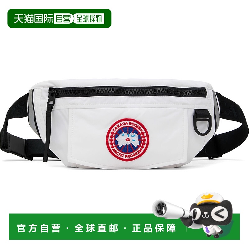1h可退 潮奢 Canada Goose 加拿大鹅 男士 白色 Waist Pack 腰包