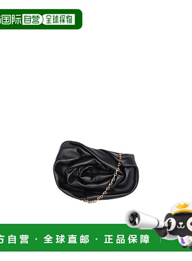 BURBERRY 女士单肩包 8079187A1189 AW2024 黑色 Leather bag by