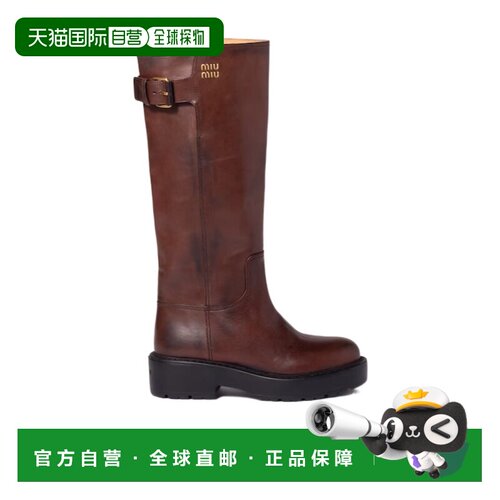 MIU MIU 女士高跟鞋 5W767E5ODF055F0201 AW2026 红色厚底鞋