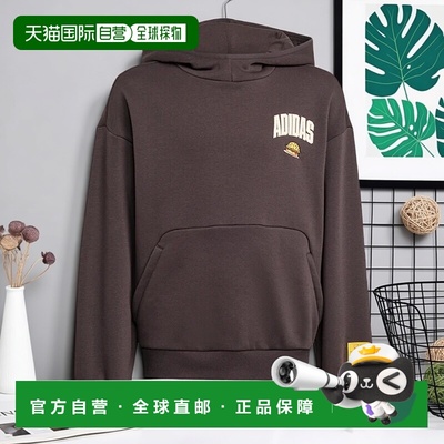 ADIDAS 男童卫衣 JL9181MARRONE CO 深棕色 FELPA BAMBINO THE SI