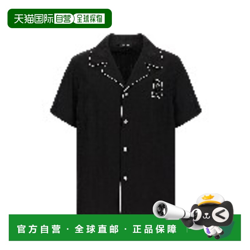 潮奢 Balmain 巴尔曼 男士 长袖睡衣衬衫 FH1HN135VB35