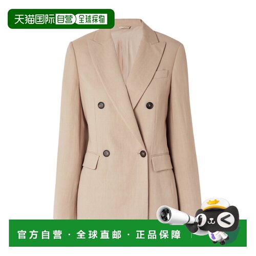 BRUNELLO CUCINELLI 女士西服西装外套亚麻MH1262215PC8664BEIGE