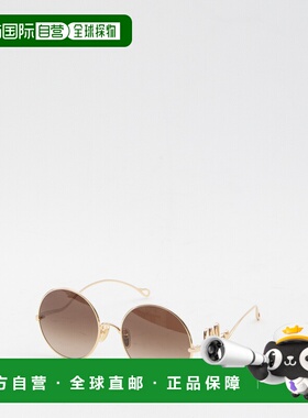 CHLOÉ 女士太阳镜 CH0372S56742 SS2026 金色 Chloe Iconic sungl