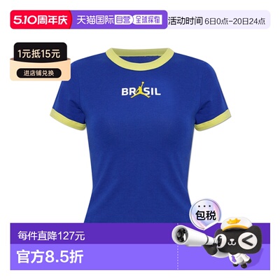 NIKE 女士T恤 IF39260417 SS2026 蓝色 Fitted Short T-Shirt耐克