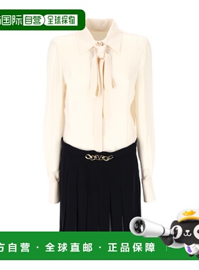 VALENTINO 女士半身裙 1B3VAZS11MH6A1 AW2022黑色百褶裙A字裙