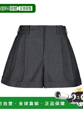 GIVENCHY 女士短裤 BW51731YJ7067 CO 灰色 腰带袢短裤