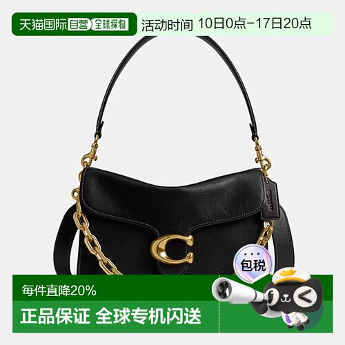 COACH蔻驰 黑色女士单肩包 CY919B4BK日常通勤腋下包